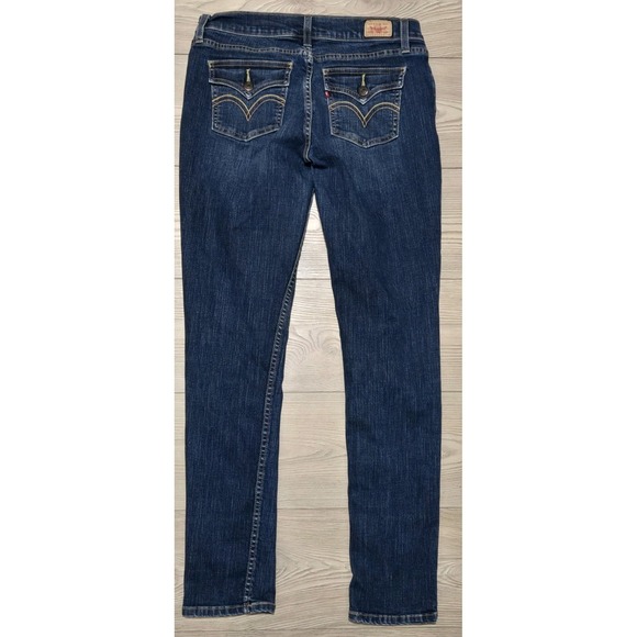 Levi's 524 Superlow Jeans Womens 9 M Blue 30x30 Pants Levis - Picture 6 of 6